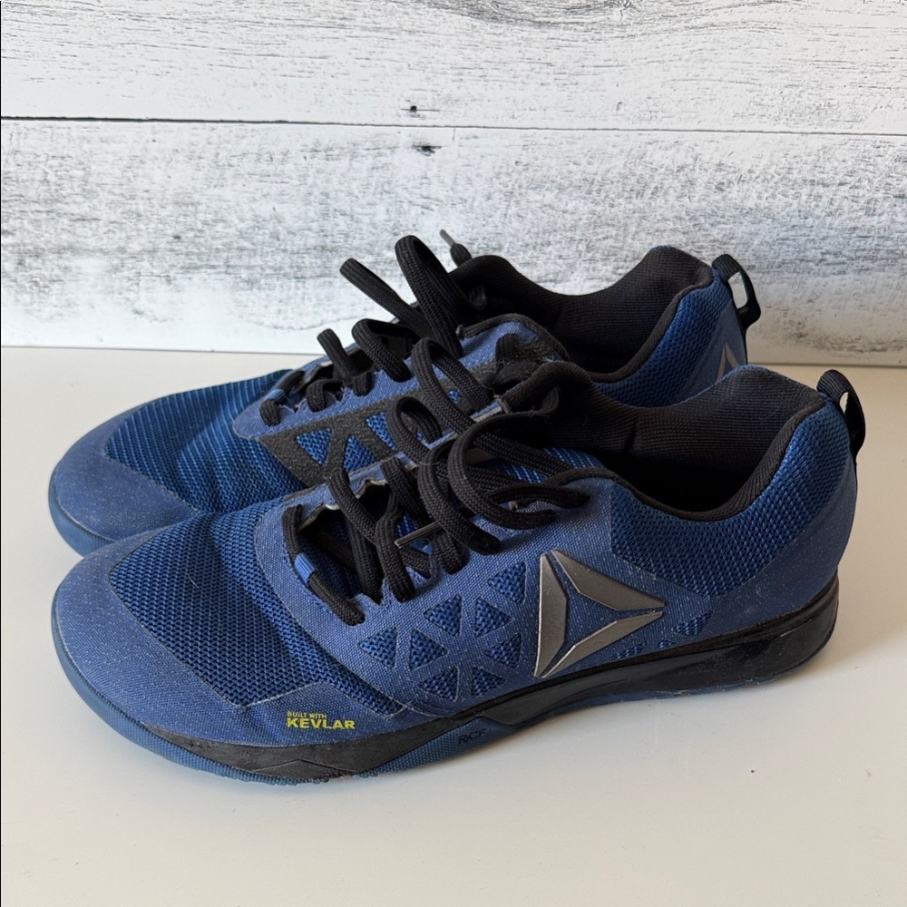 Reebok Men's Nano 6.0 Navy and Black Athletic Shoes